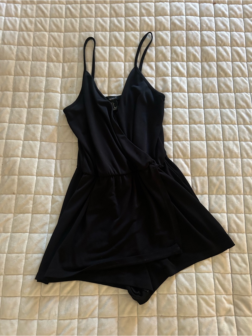 Forever 21 Black Sleeveless Romper
